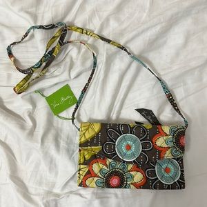 Vera Bradley Strap wallet flower shower